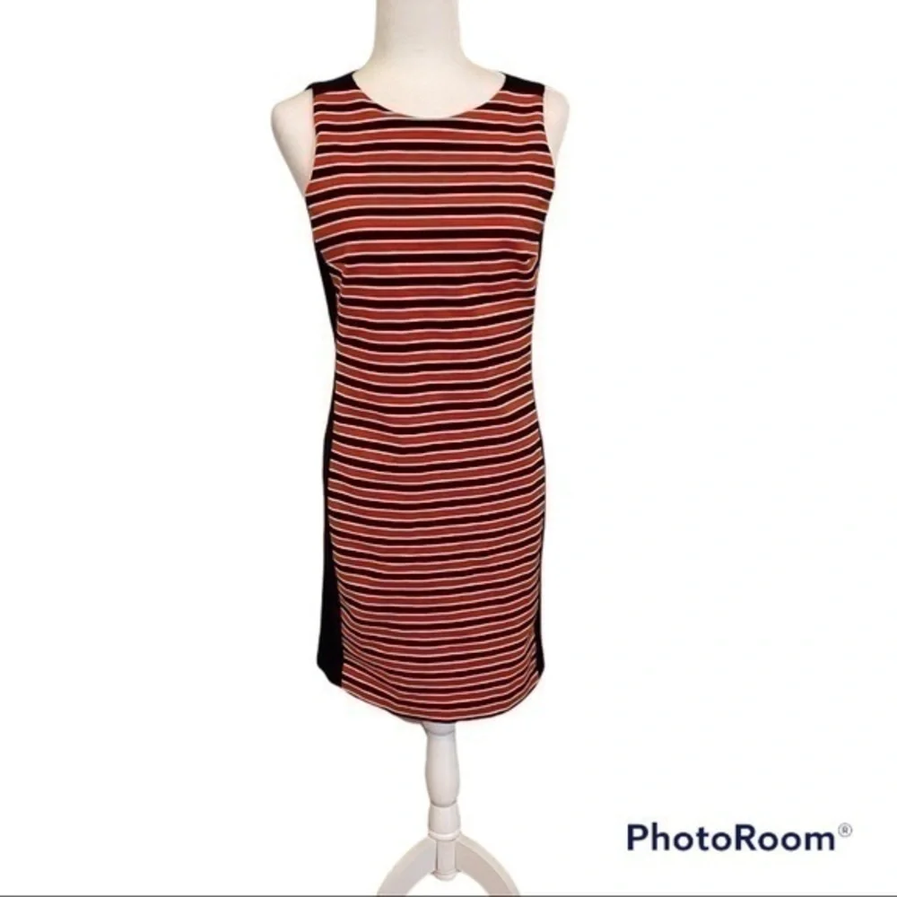 Michael Michael Kors Women's Size 4 Sleeveless Shift Dress Striped